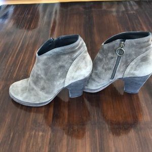 Chunky heel, Palio Light Bosco, suede ankle boot